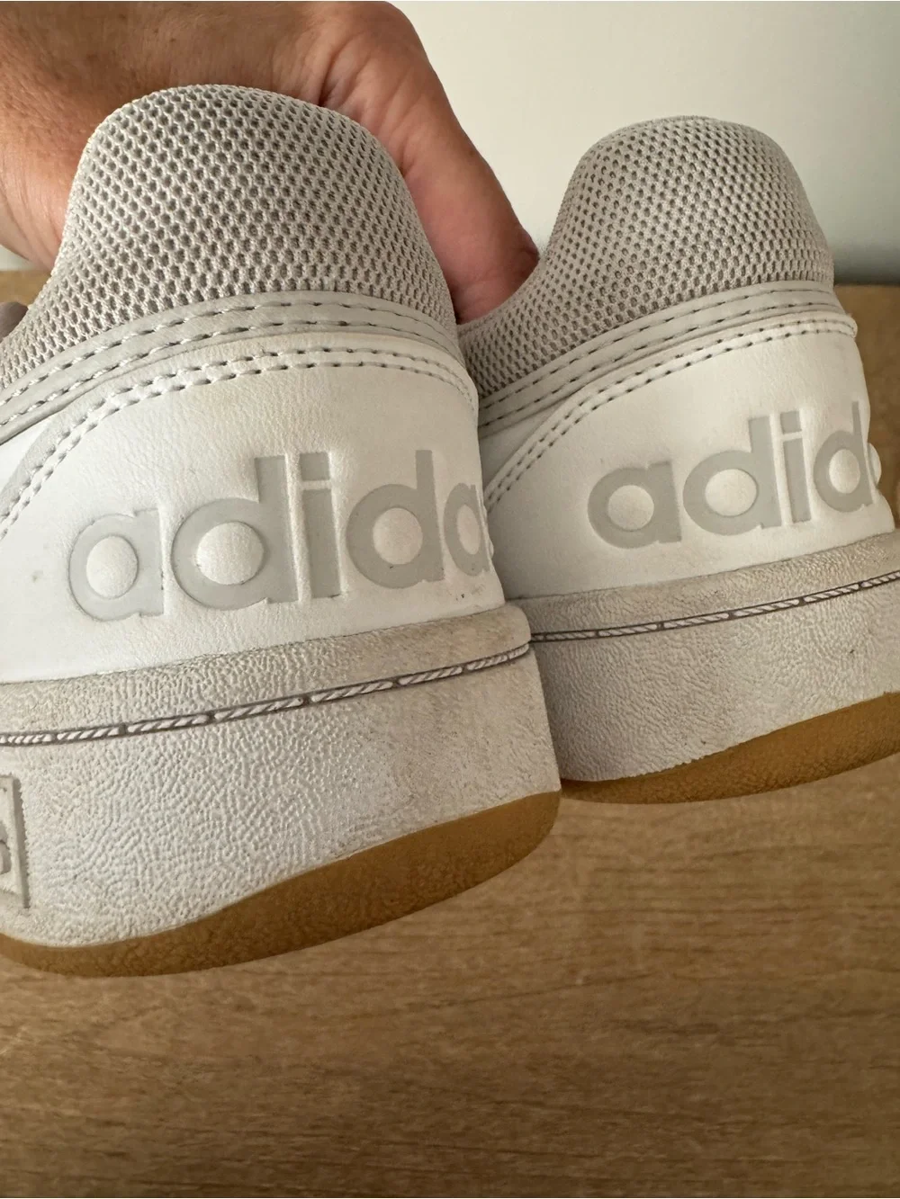 adidas Hoops, Women’s White Low-Top Court Sneakers, size 6.5